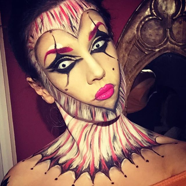 harlequin makeup for women