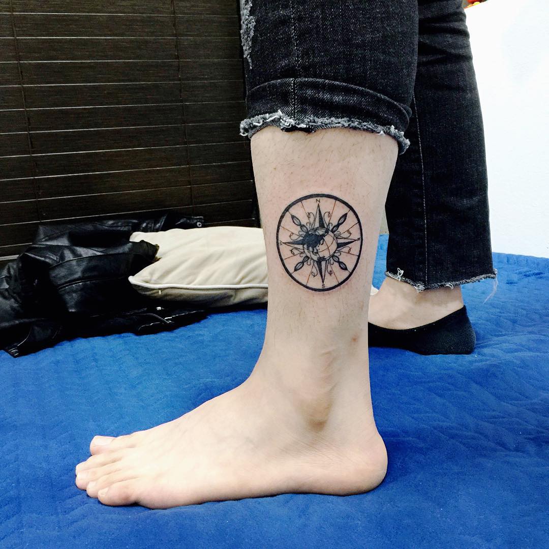 ankle tattoos for guys