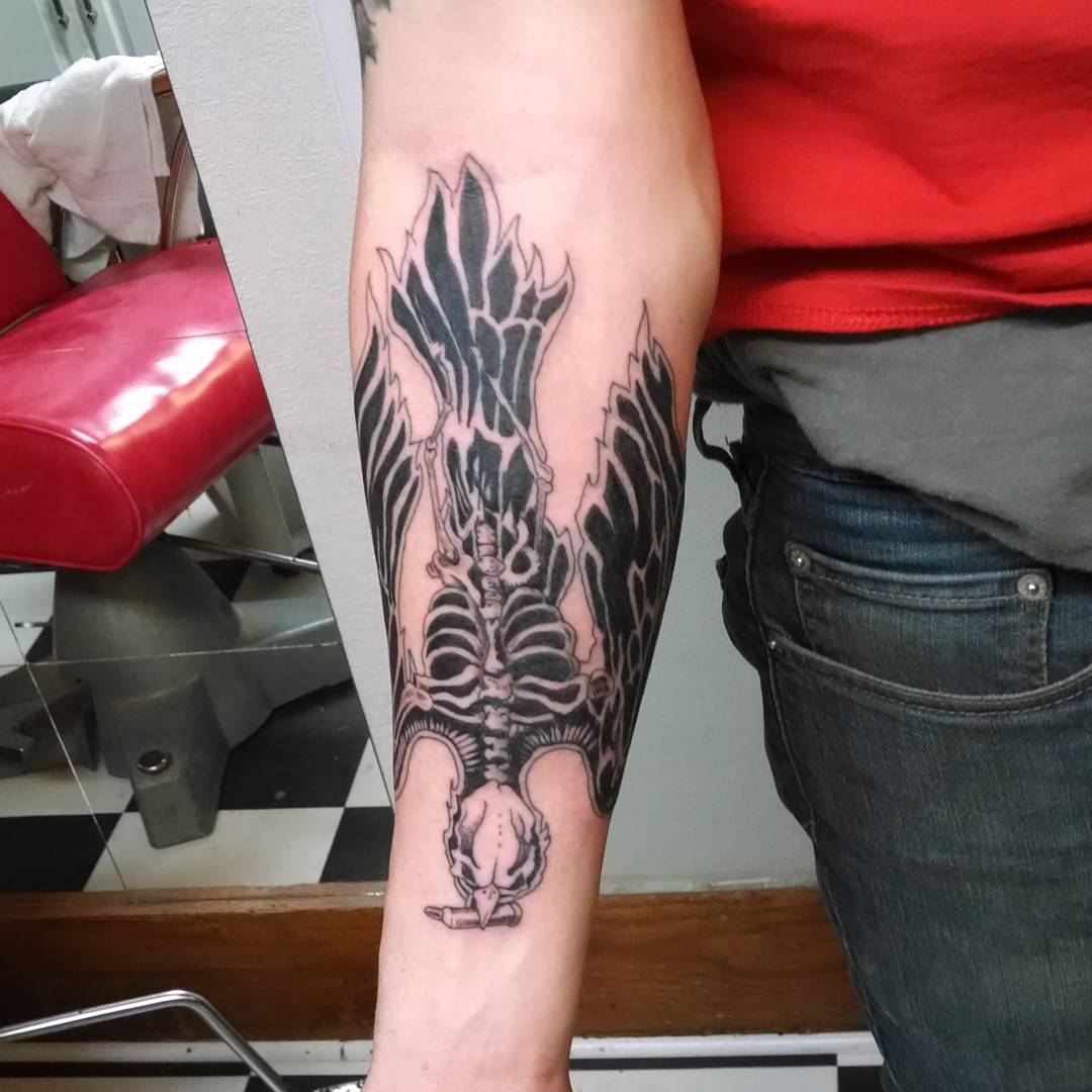 devil wings tattoo design