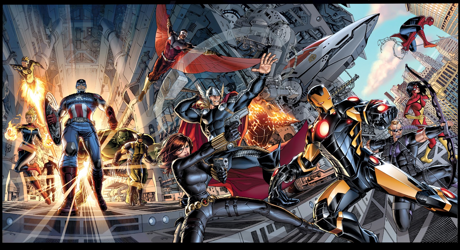 comic avengers wallpapers
