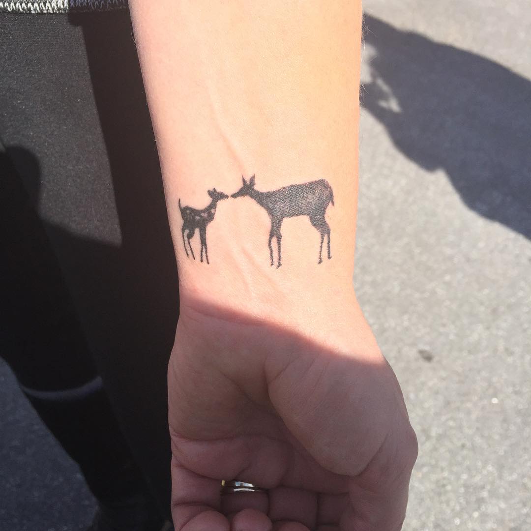 deer tattoo design