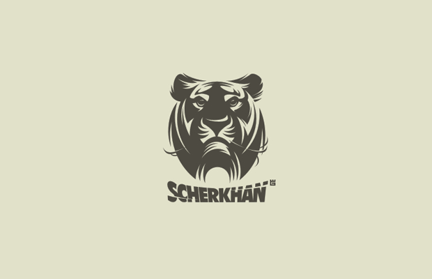 tourism logo design with tiger