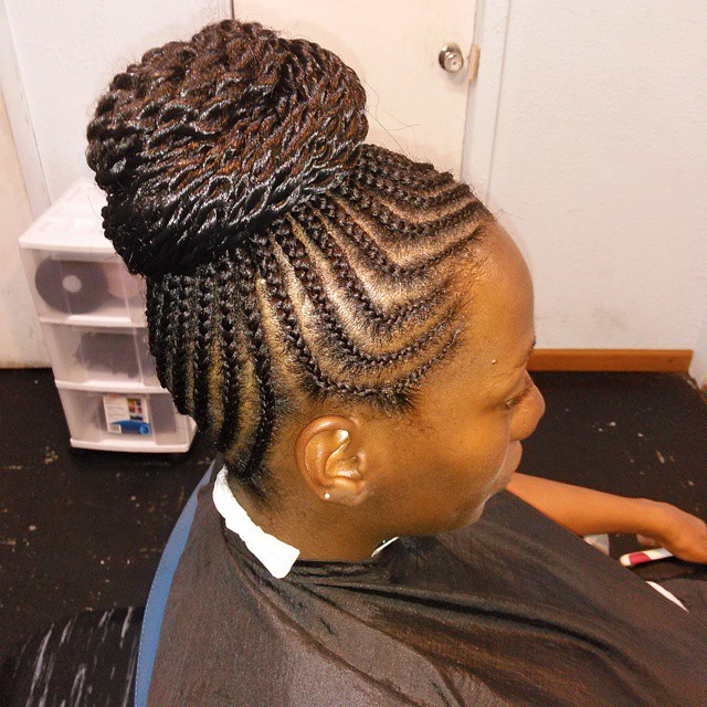 micro braid hairstyles