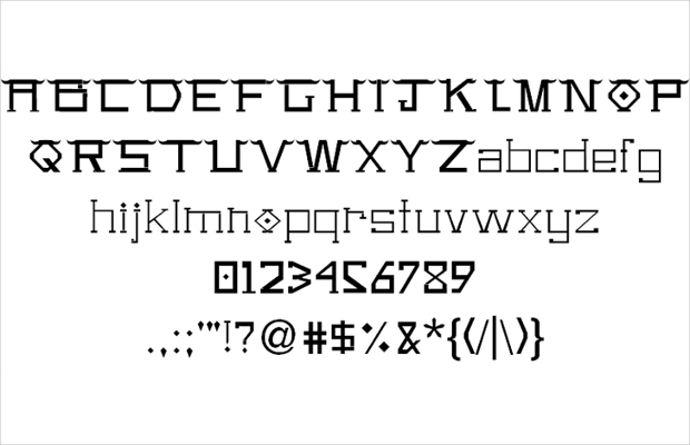 minimal serif viking font