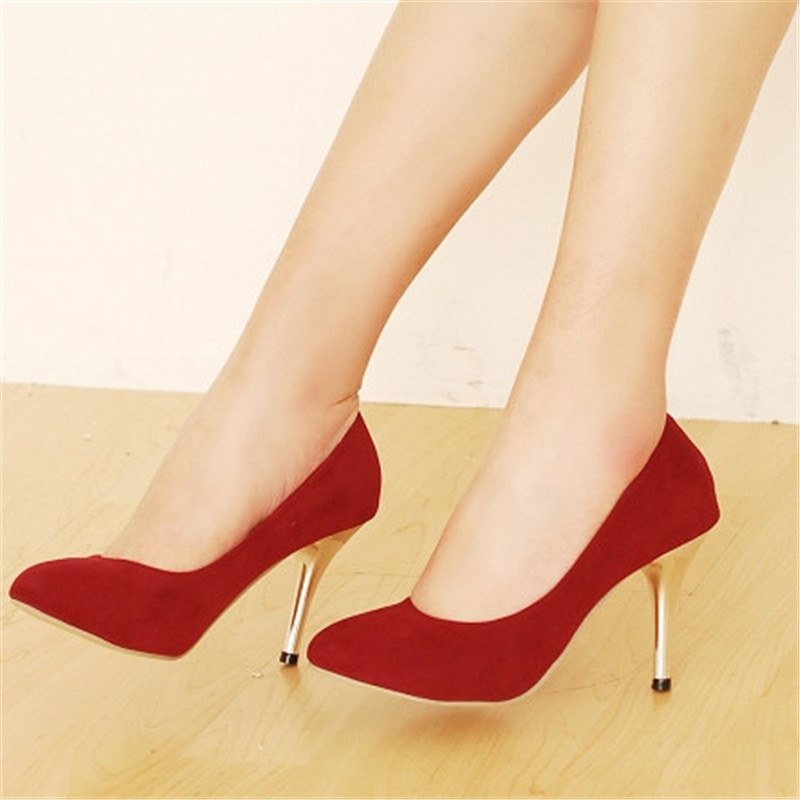 high heels red for all ages women