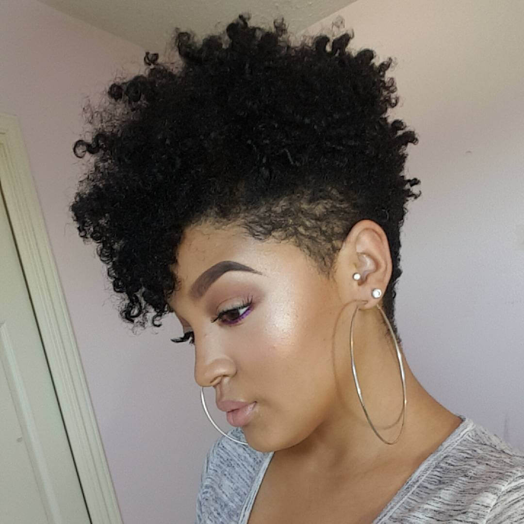 Short Natural Hairstyles Tapered Cut