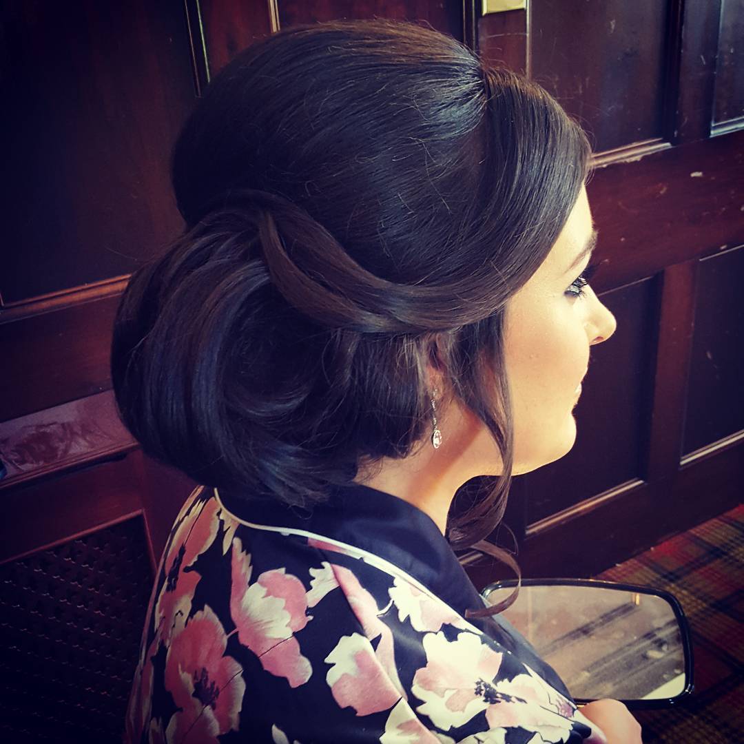 bridal attractive hairstyle