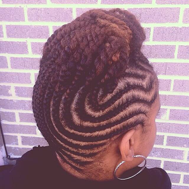 twist style braided hairstyle 1