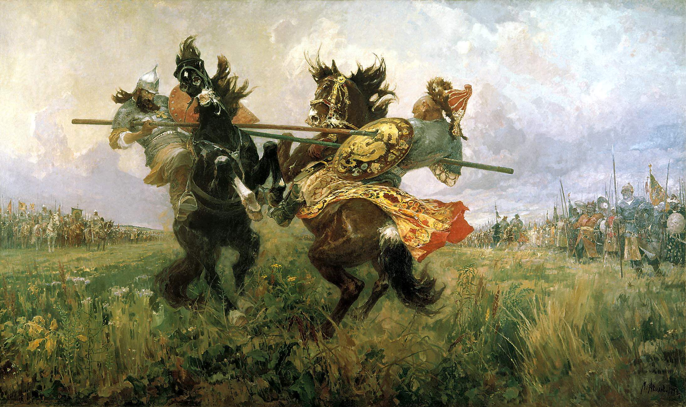 fantasy warrior art painting image