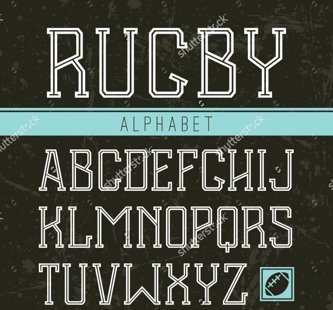 serif font medium in the sport style