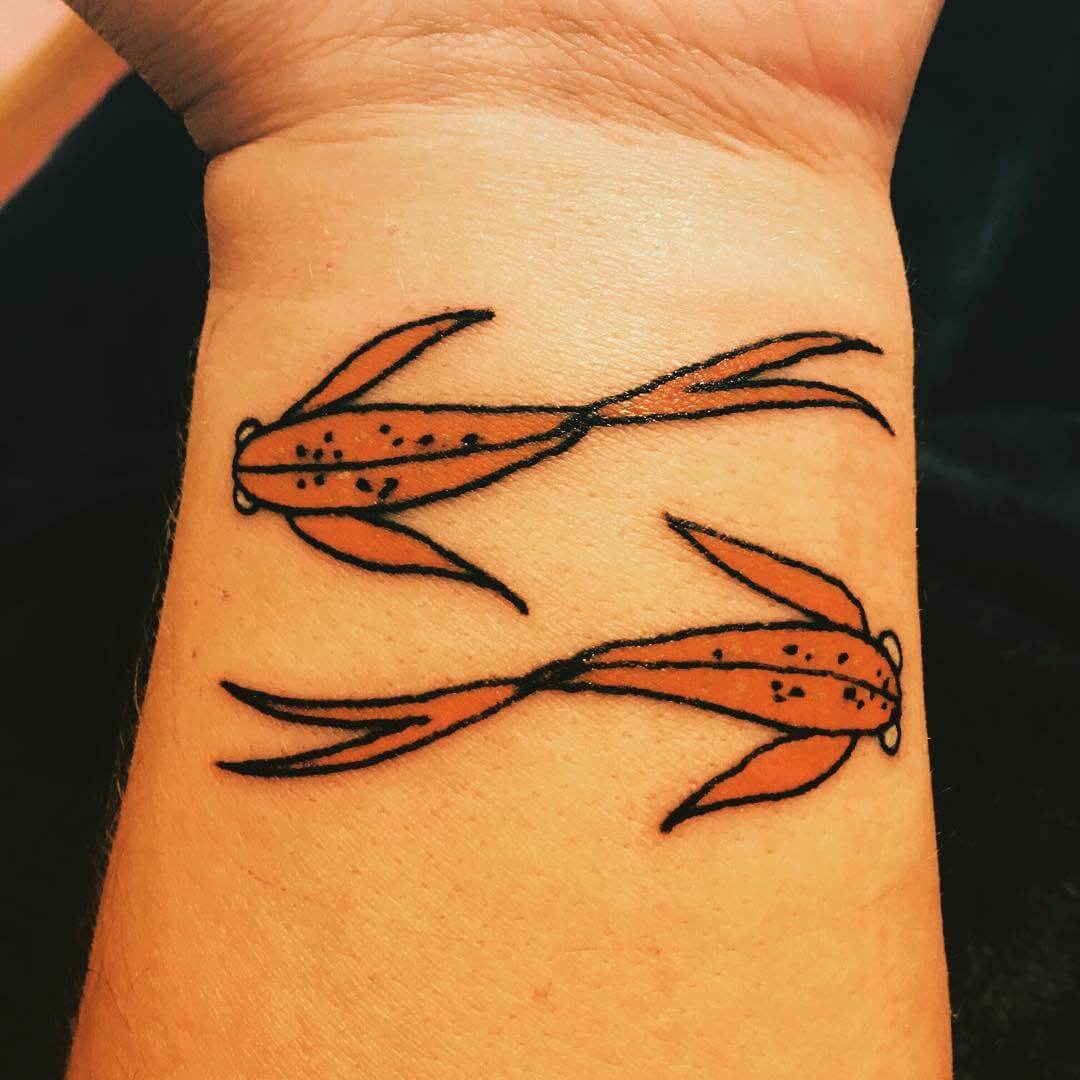 beautiful fish tattoo idea