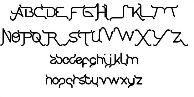 stylish typography font