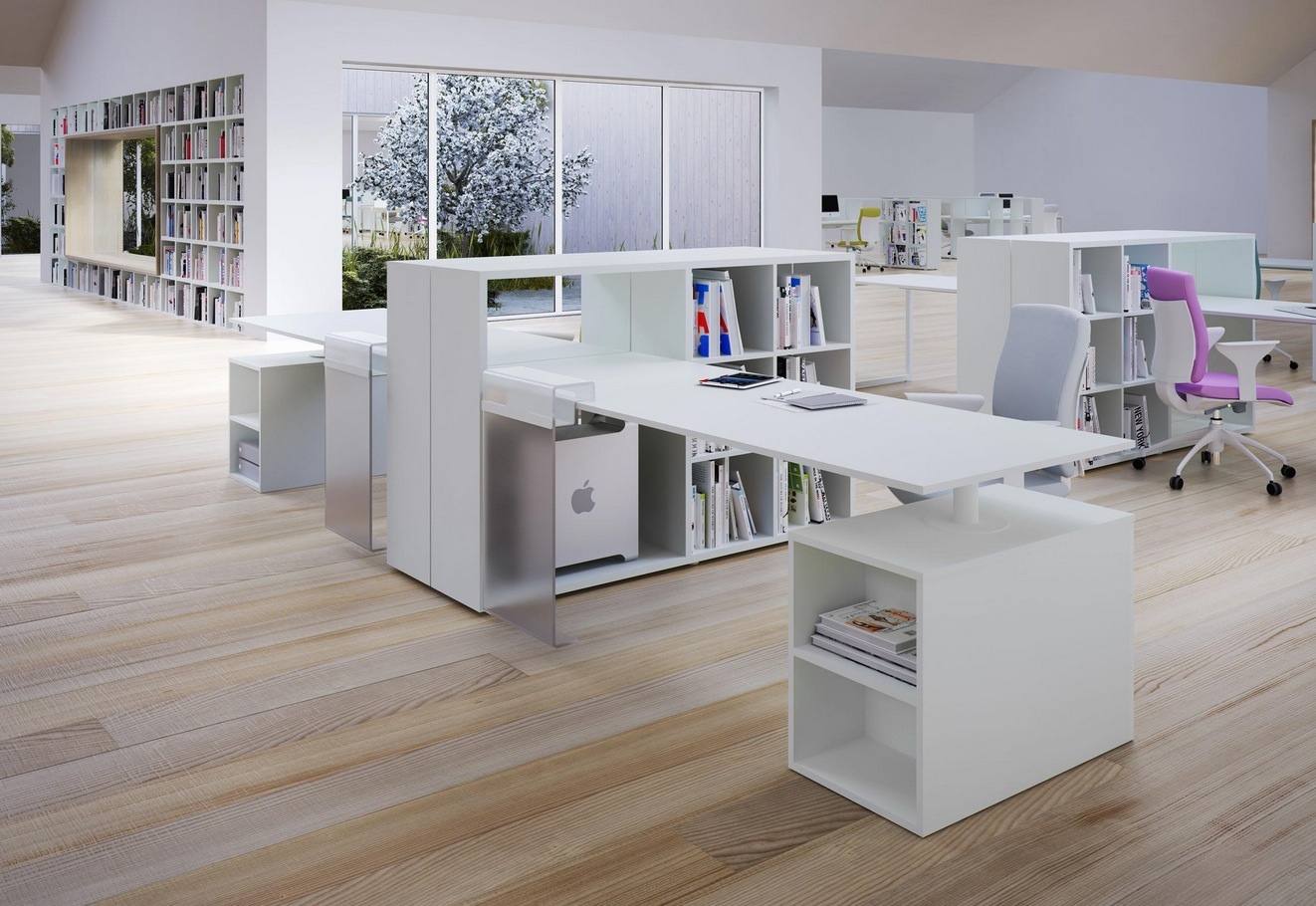 20 Contemporary Office Desk Designs Decorating Ideas Design Trends 