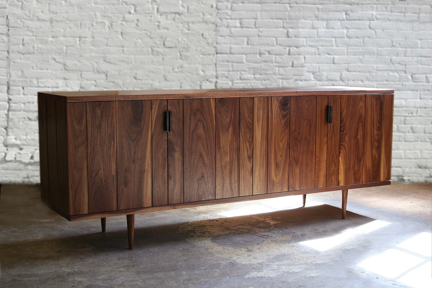 danish modern walnut sideboard furniture