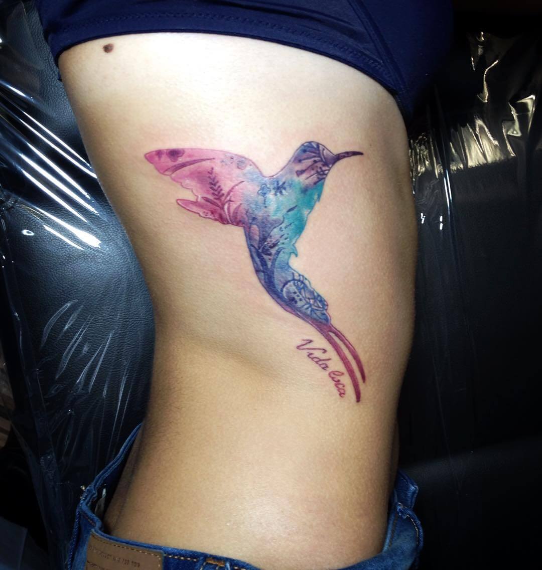 native hummingbird tattoo design 1