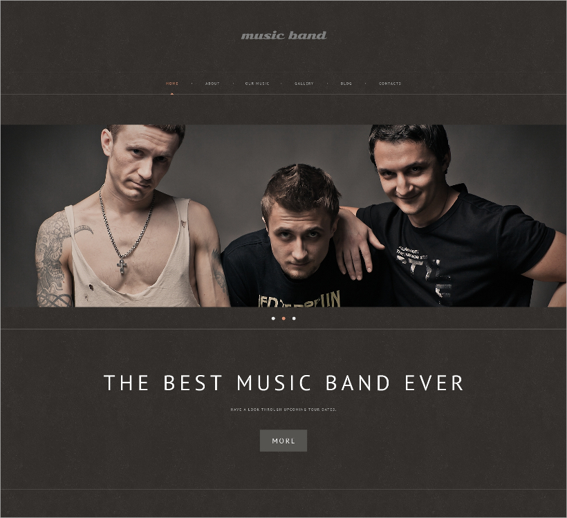 music band template