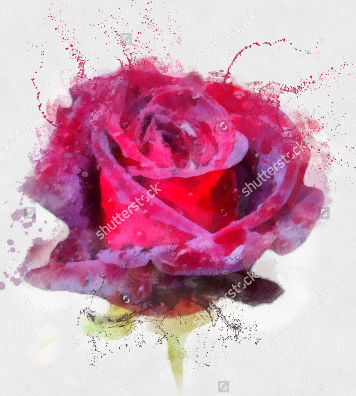 22+ Rose Paintings, Art Ideas, Pictures, Images | Design Trends