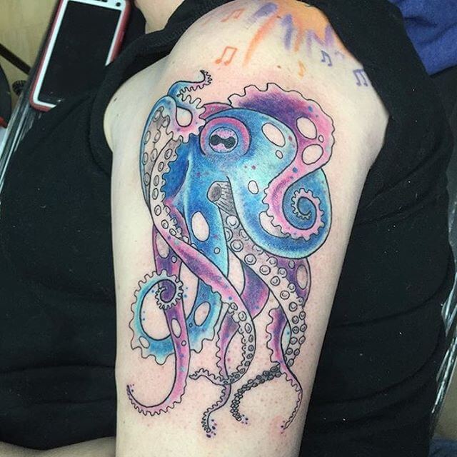 trendy octopus tattoo 1