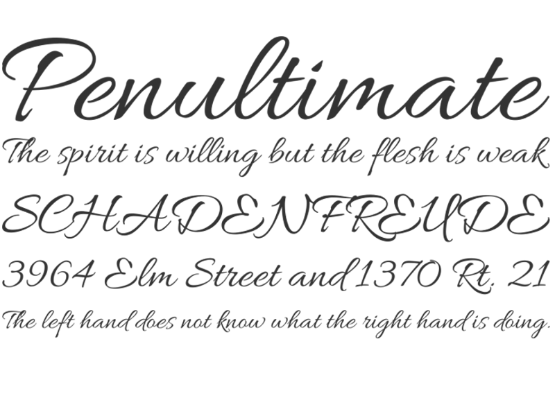formal calligraphy fonts