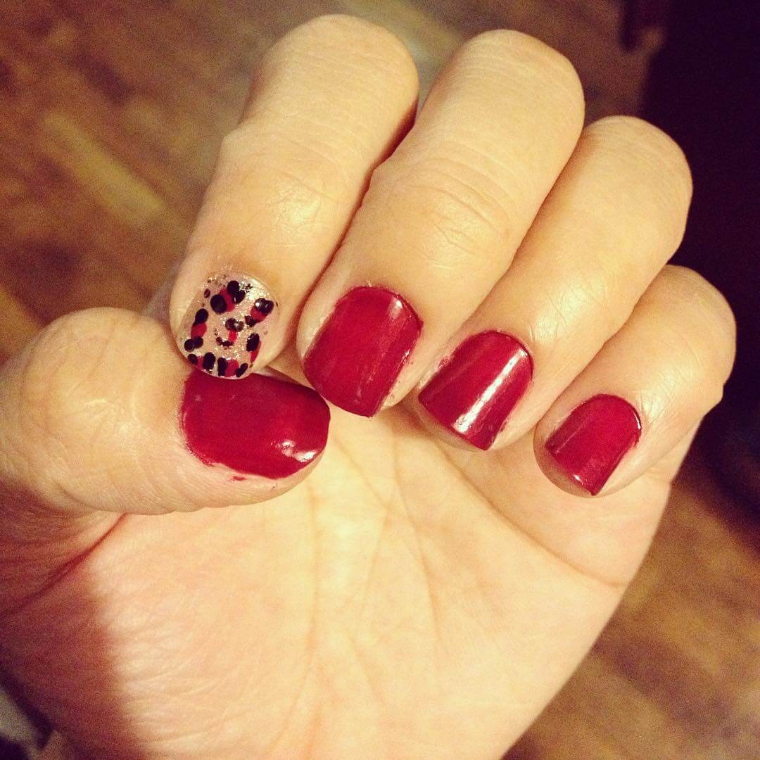 print nail leopard designs 1