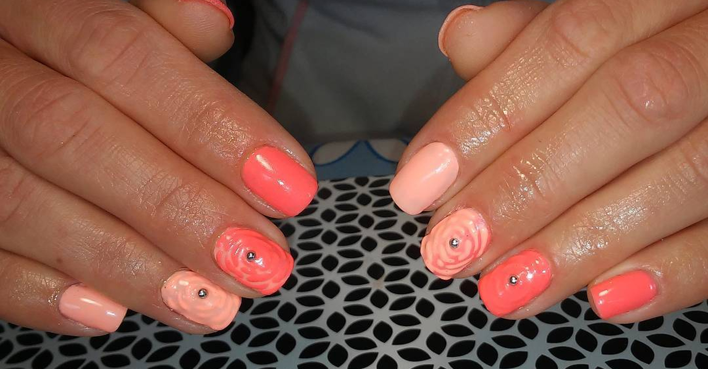 2. 50+ Peach Nail Art Ideas to Add a Touch of Elegance to Your Style - wide 6