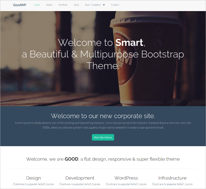 responsive bootstrap template 