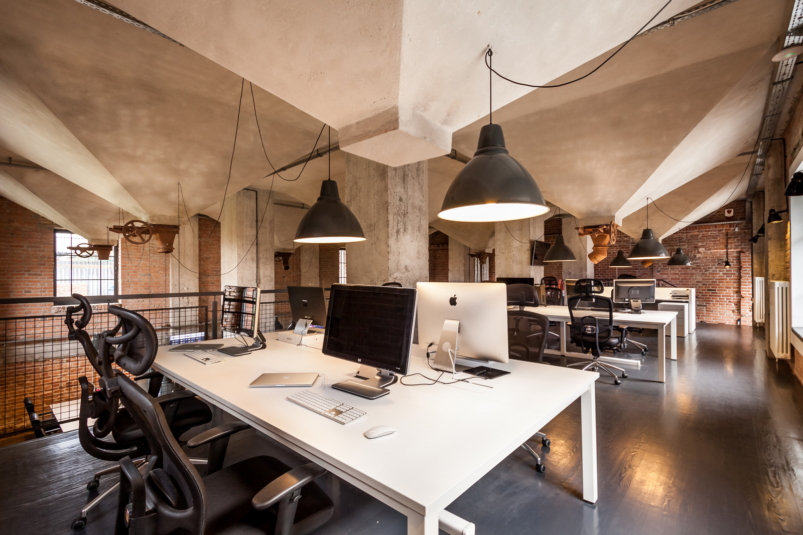 modern office workspace interior