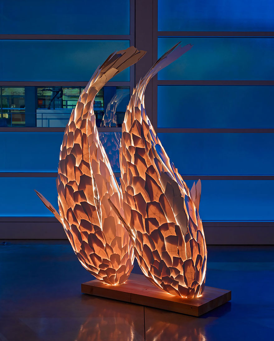 smart crystal fish lamp ideas