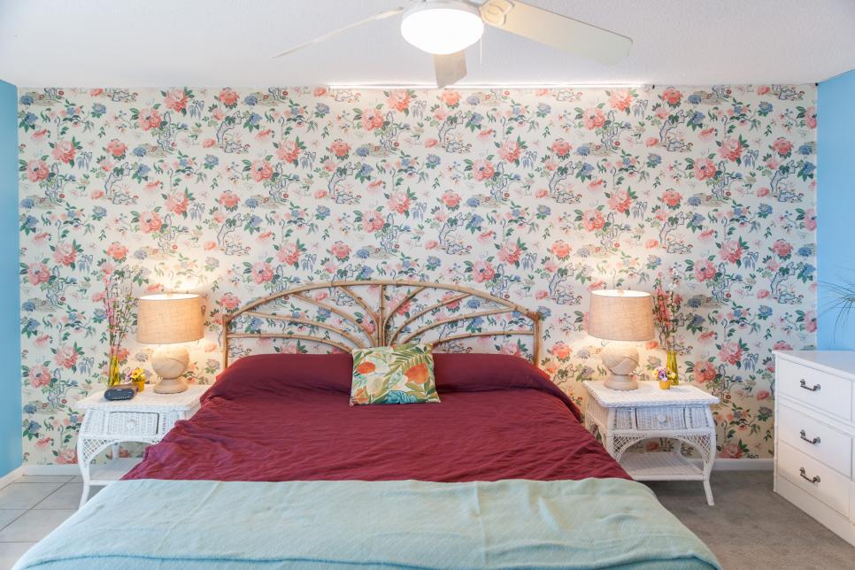 elegant wallpaper painting for bedroom