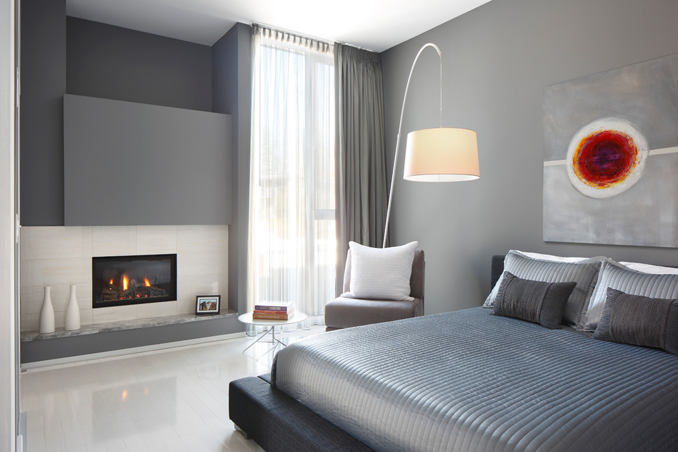 fireplace interior decor design for bedroom