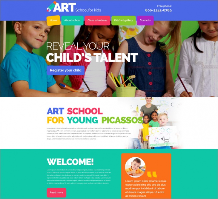 14 Best School Website Themes Templates Design Trends Premium 