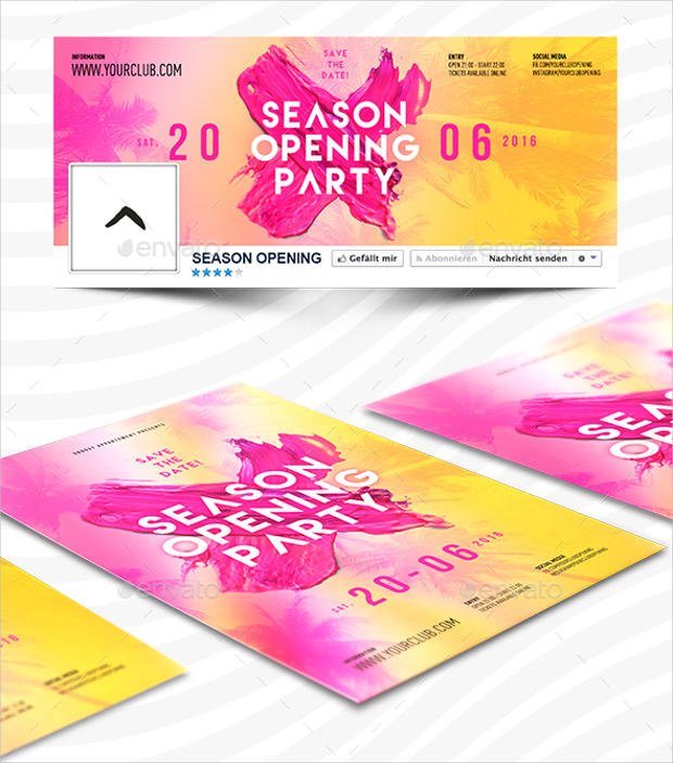 Festival Party Flyer Design