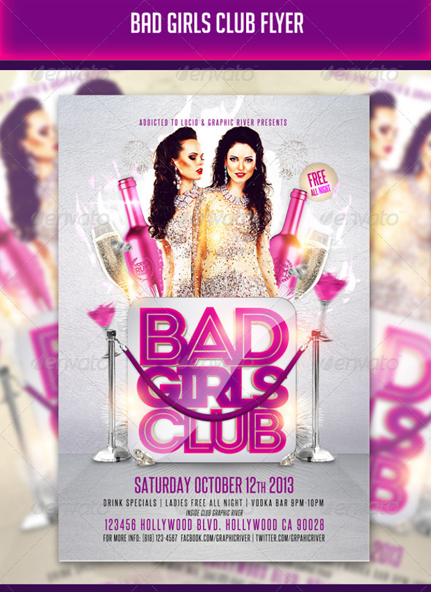 Bad Girls Club Flyer