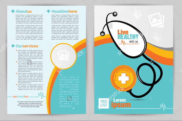 A4 Medical Brochure Design
