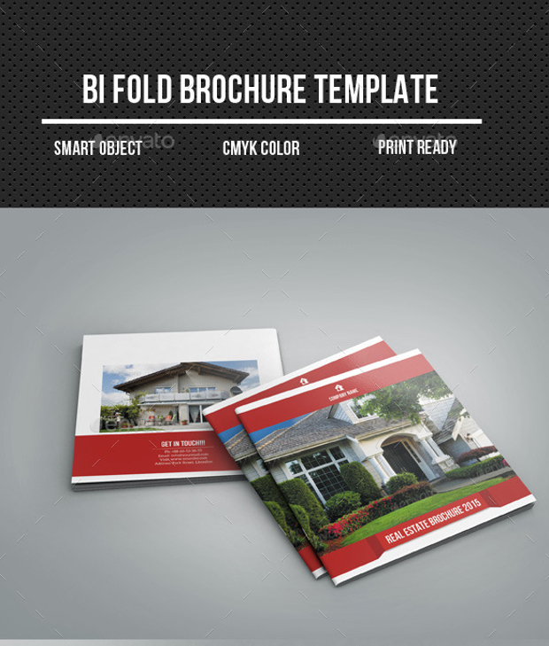 Square Bi-Fold Real Estate Brochure
