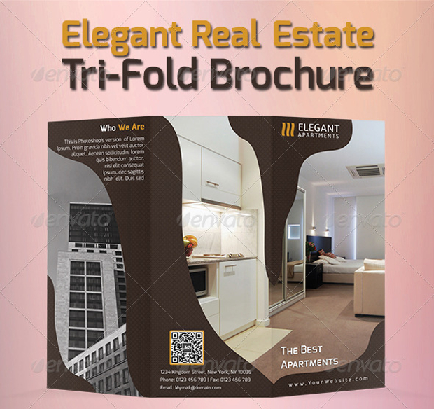 Elegant Real Estate Tri-Fold Brochure