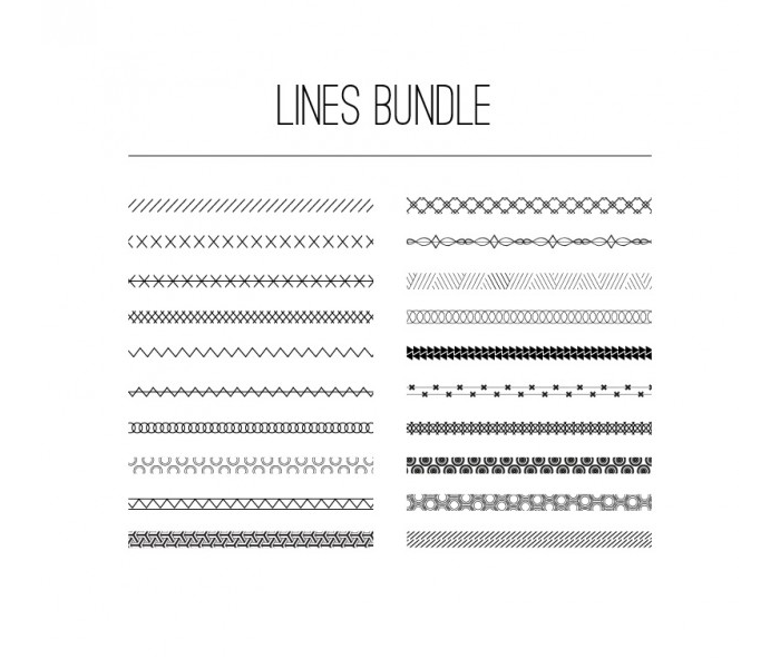 lines divider bundle