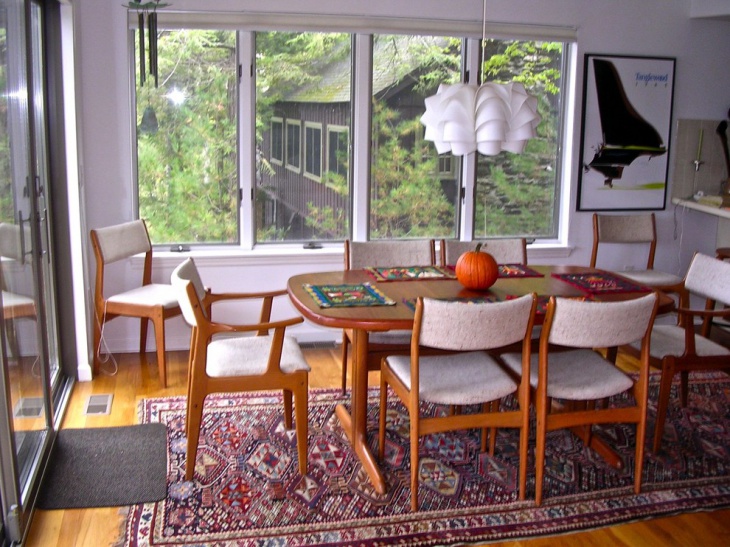 elegant scandinavian dining table design