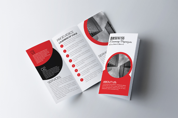 corporate strategy tri fold brochure