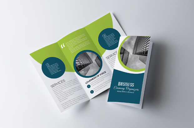 corporate tri fold brochure design