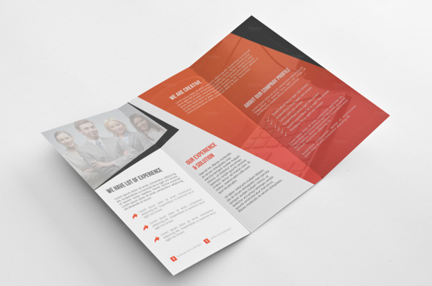 multipurpose corporate tri fold brochure