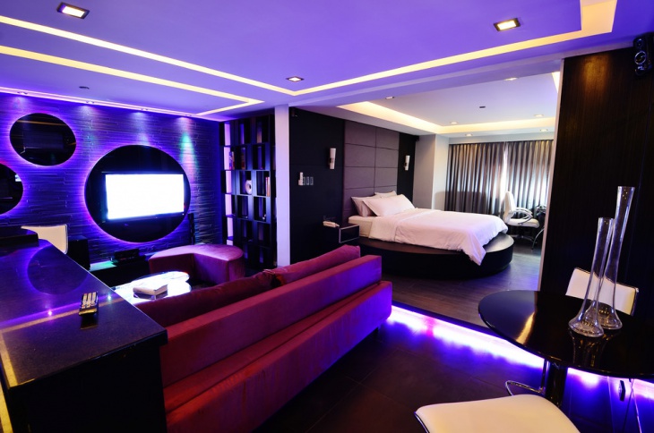 fancy futuristic bedroom design