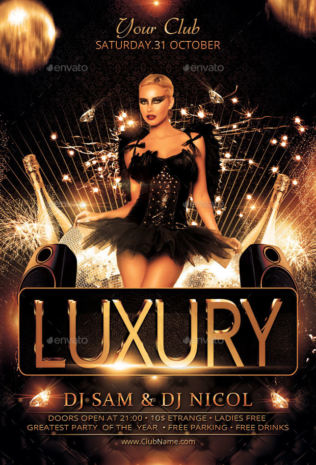 Luxury Elegant Party Flyer