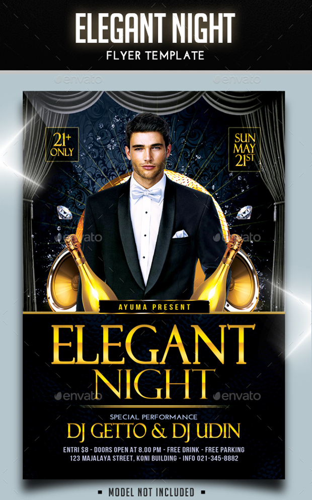 Elegant Night Flyer