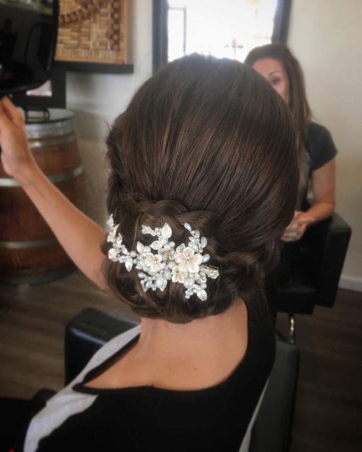 wedding hairstyle for bride