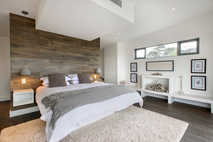 white and grey bedroom design