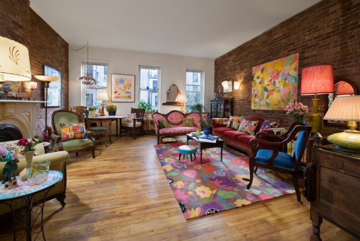 colorful swedish furniture victorian living room