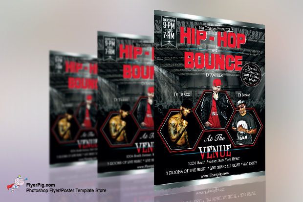 Hip Hop Music Flyer