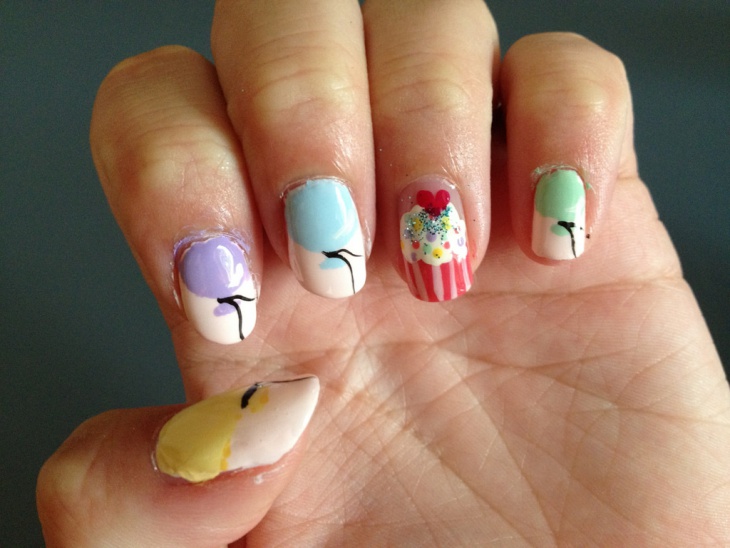 awesome birthday nail designs