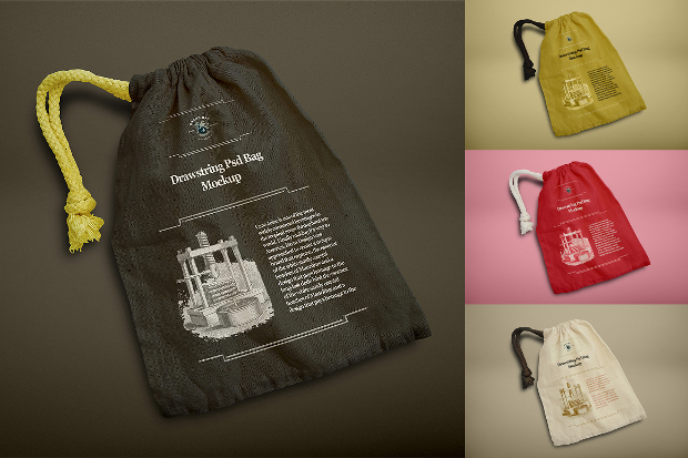 Download 12+ Drawstring Bag Mockups, PSD Download | Design Trends ...